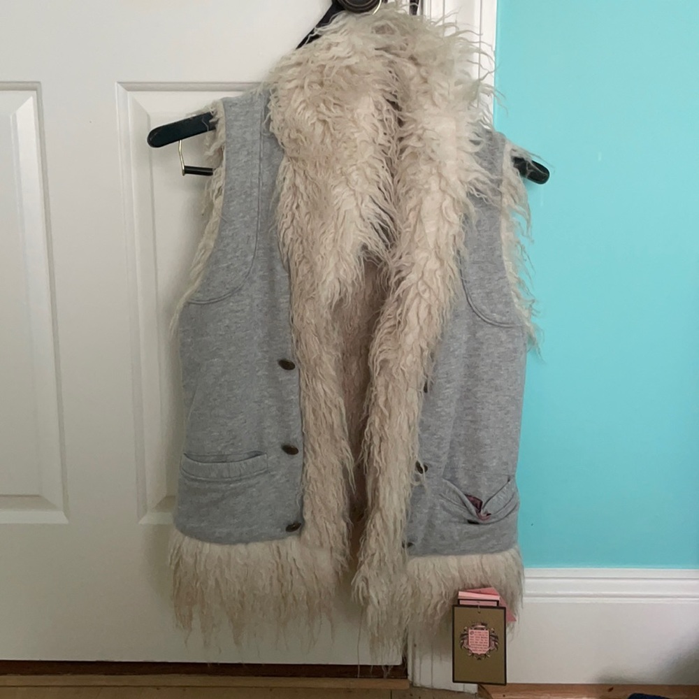 juicy reversible faux vest